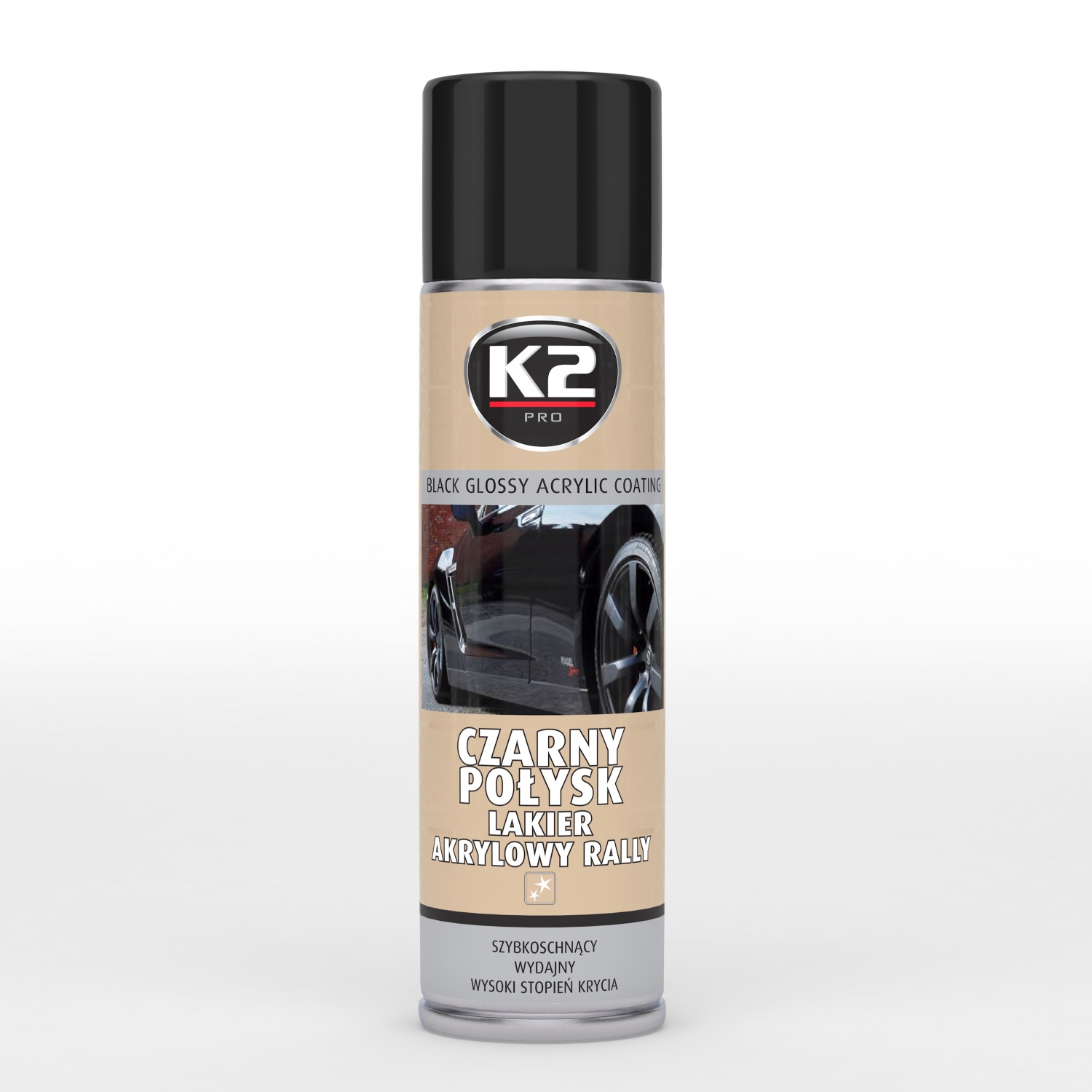 

K2 -> Lakier Akrylowy Czarny POLYSK/0.5L/RALLY