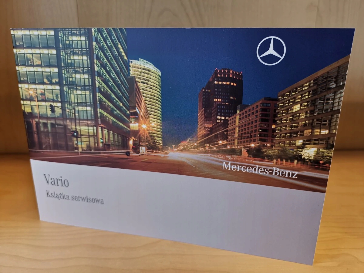 Mercedes Vario Польская Сервисная Книга