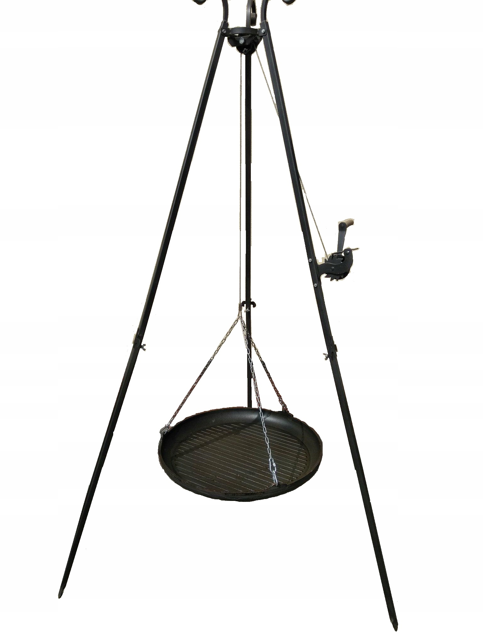 

Trójnóg 210CM Z Patelnią Żeliwną 60CM Palenisko