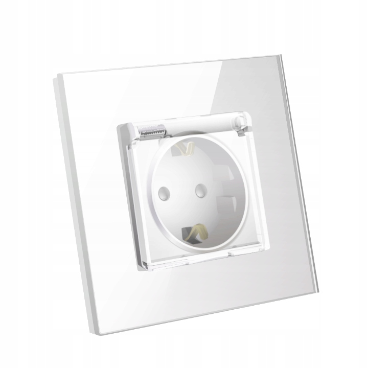 B-LINE GNIAZDO ELEKTRYCZNE Z KLAPKĄ SZKLANE IP44 F