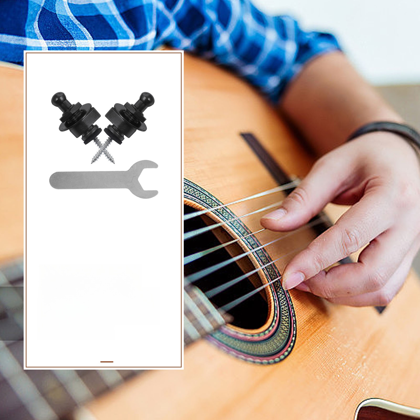 SZPILKI DO GITARY GUZIKI DO PASKÓW BLOKADA PASKA DO GITARY ELEKTRYCZNEJ Rodzaj głośnik