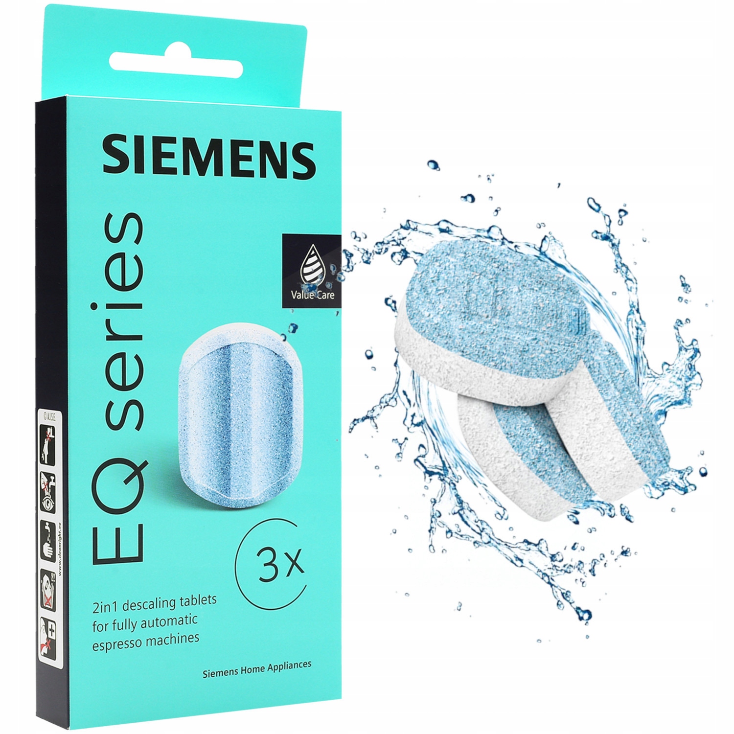 Tabletki odkamieniające Siemens + 3x filtr AquaFloow do ekspresu EQ6 EQ9 Rodzaj filtr do wody