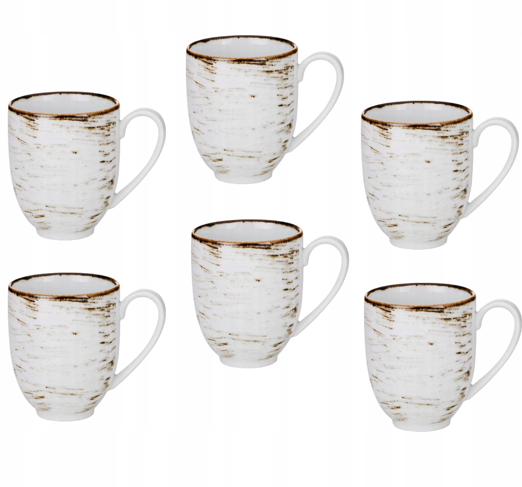 Hrnek na kávu a čaj Porcelán Alumina Set 6 ks 400 ml Nostalgie