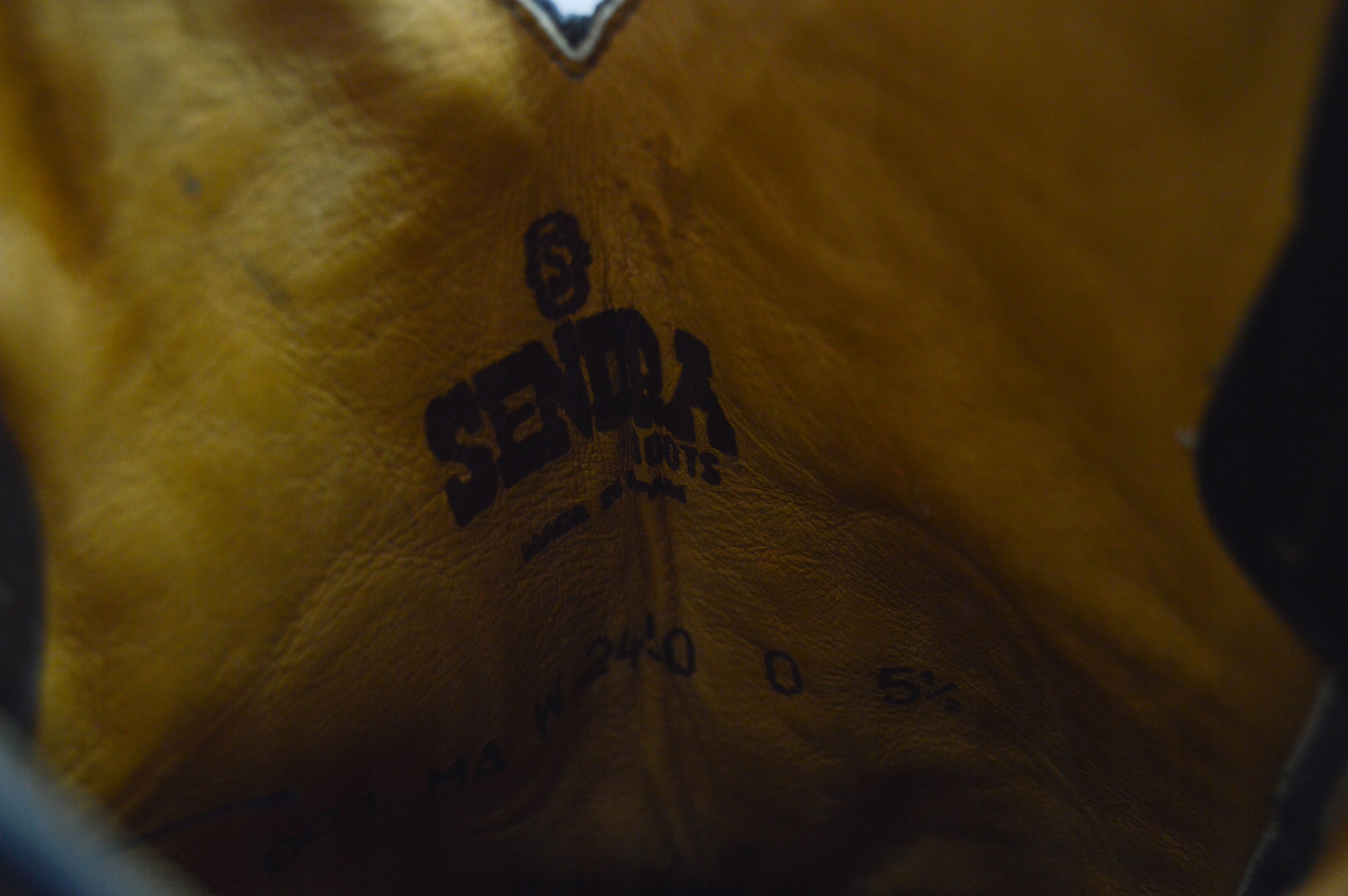 G76 Buty Kowbojki Country Vintage Sendra 37 Rodzaj obcasa kaczuszka