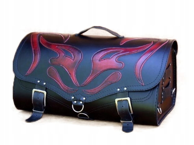 SKÓRZANY KUFER MOTOCYKLOWY PROSPEED P22R_A 2 KASKI