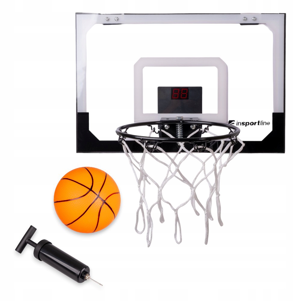 Naścienny kosz do koszykówki dla dzieci inSPORTline Jacksonville licznik