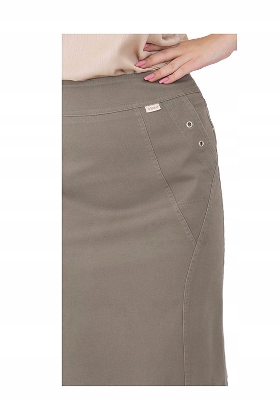 SPÓDNICA BAWEŁNA OCZKO (38-52) KOLORY r.44 Długość midi