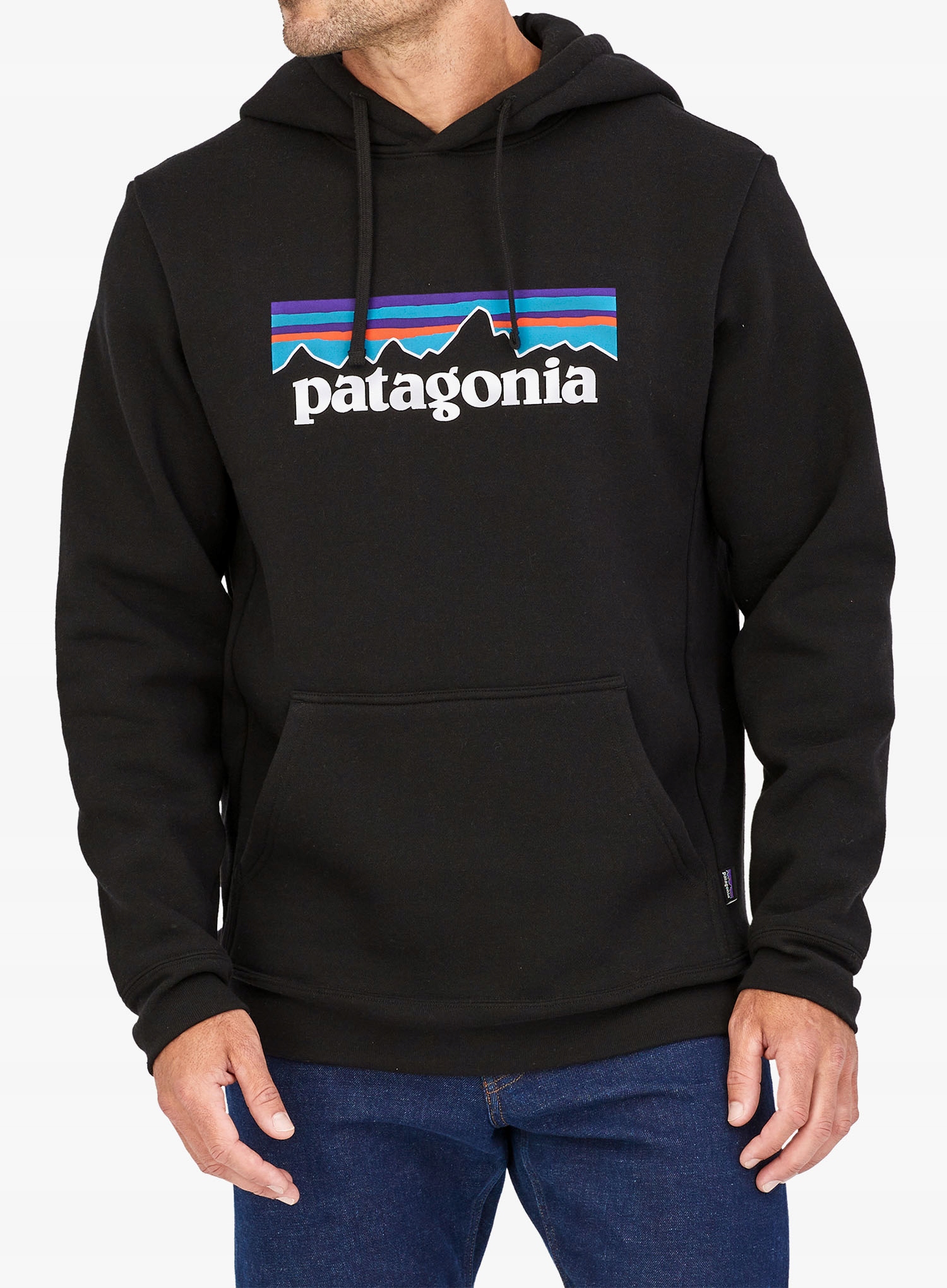 Mikina s kapucí Patagonia P-6 Logo Uprisal Hoody černá Xs