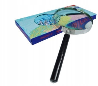 Lupa 100MM średnica 10 cm szkło powiększające