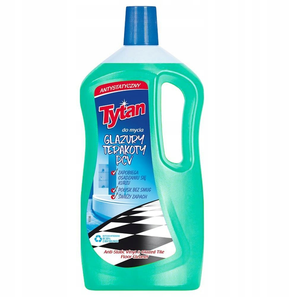 5 x Tytan, Tekutý prostředek na mytí glazury, terakoty, Pvc, 1 l
