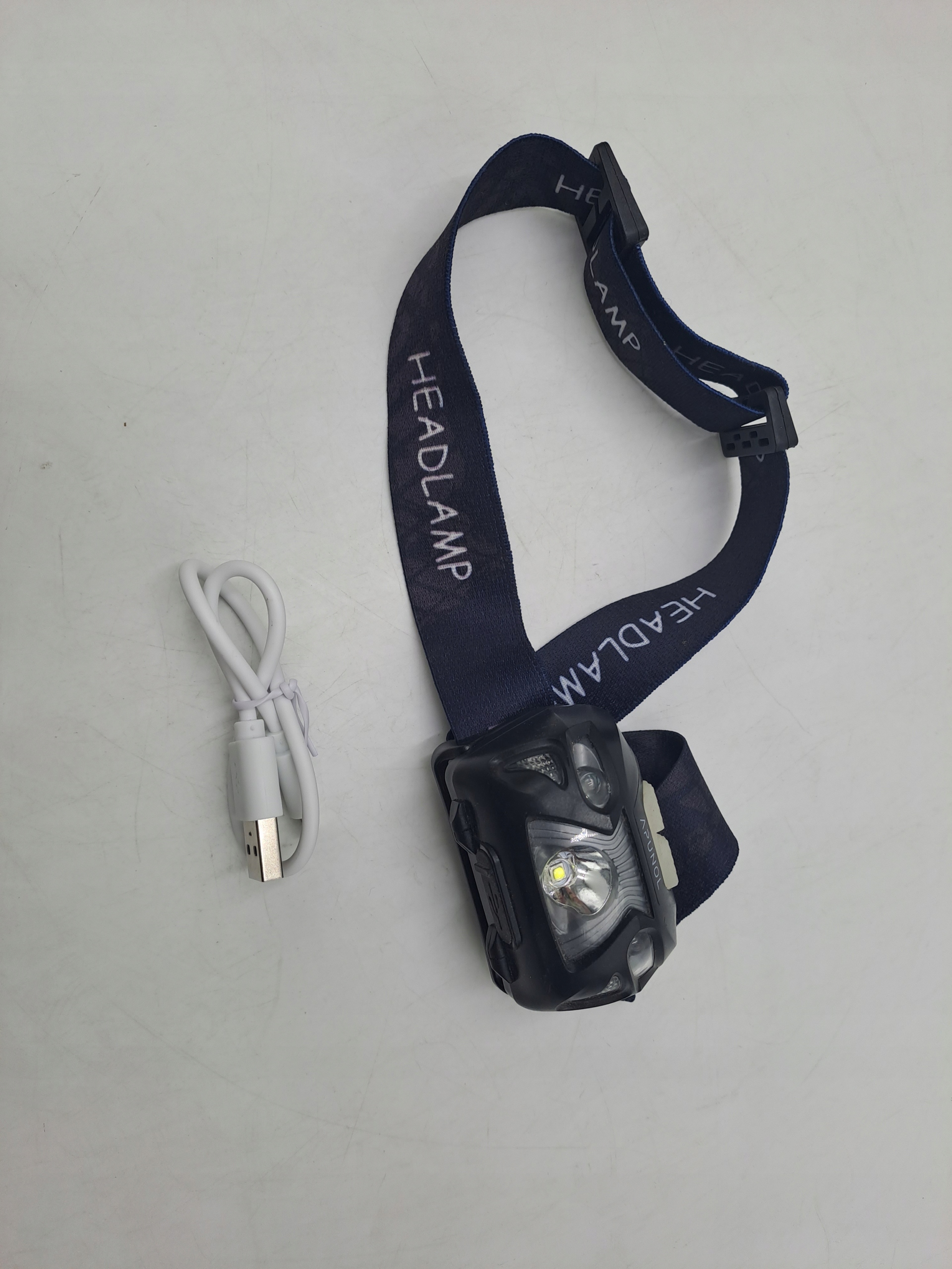 APUNOL USB lampka czołowa mocna ładowanie USB — 13