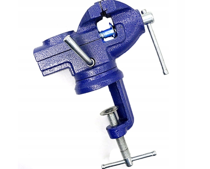 IMADŁO ŚLUSARSKIE OBROTOWE 360 Z KOWADŁEM ŻELIWNE STOŁOWE SOLIDNE Marka Silverline