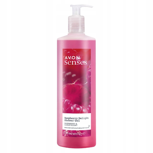 AVON ŻEL POD PRYSZNIC 720 ML MALINA PORZECZKA