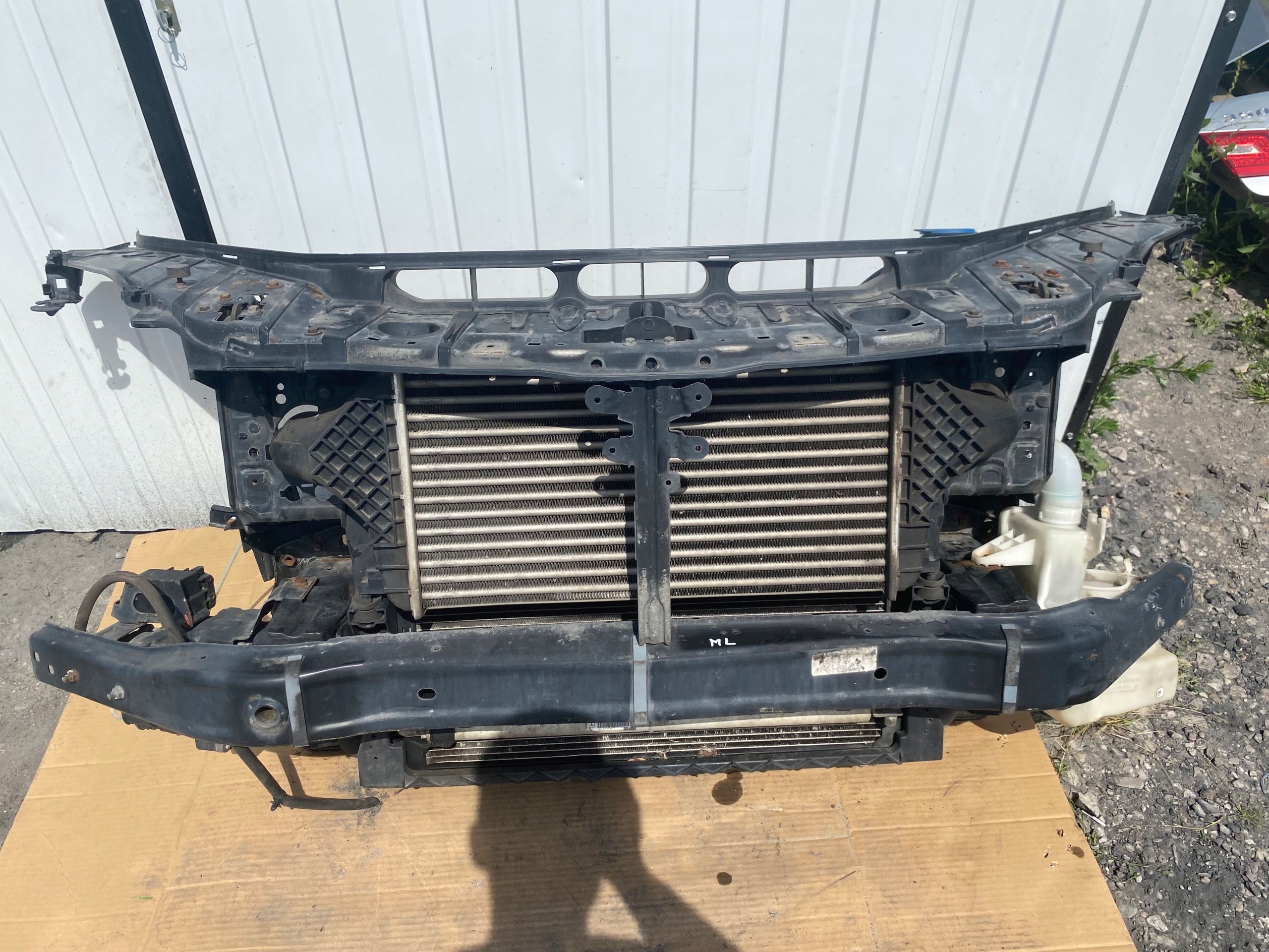 MERCEDES ML W166 X166 GLS 3.0 CDI PAS PRZEDNI CHŁODNICE KOMPLET KOMPRESOR