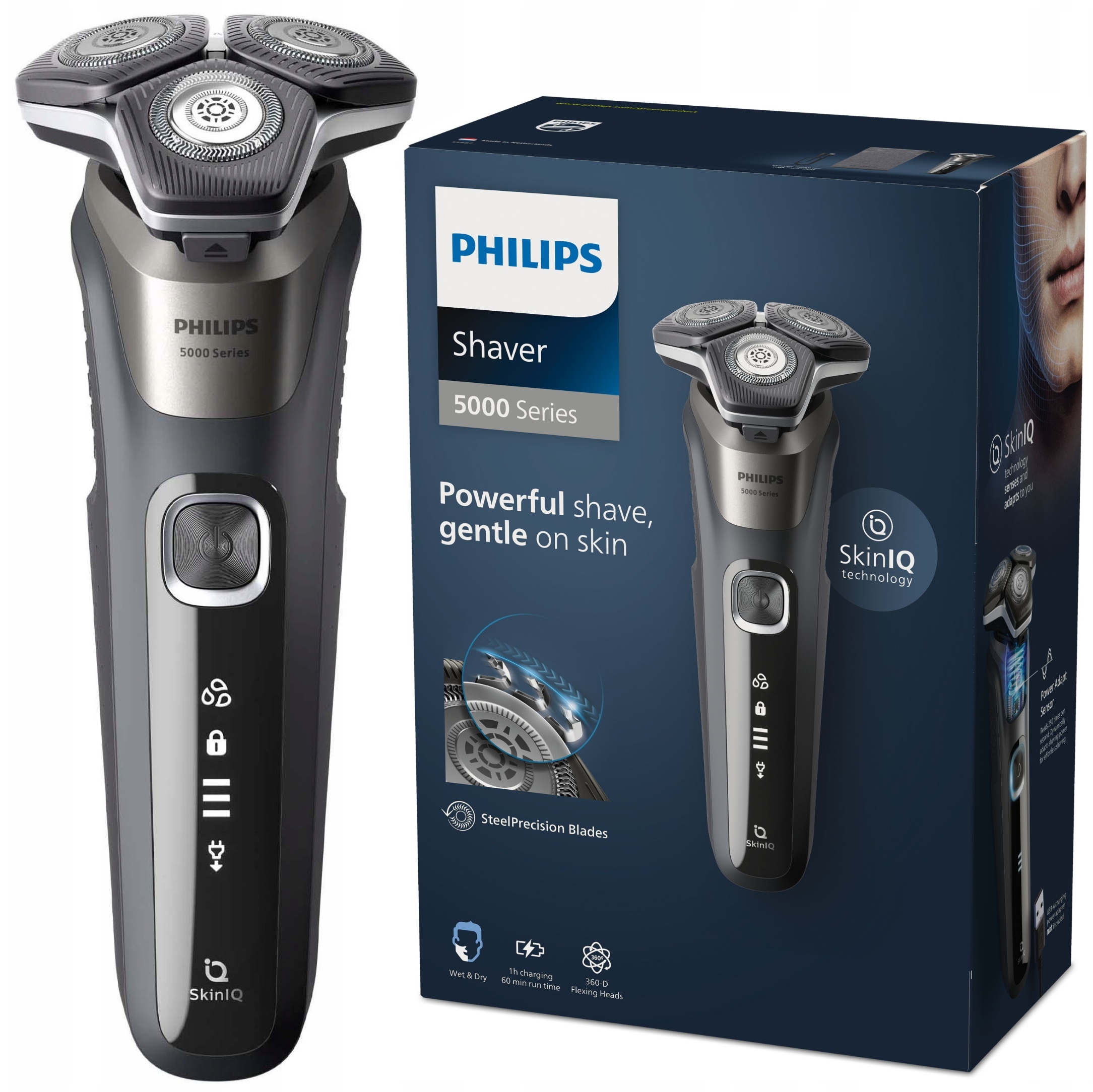 Elektrický holiaci strojček Philips 5000 S5887/30 Čepele