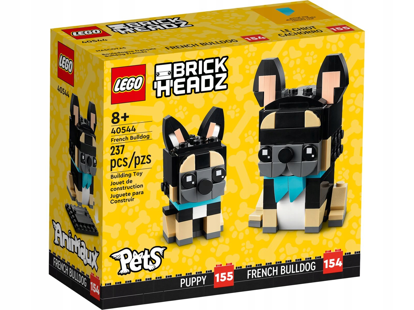 Lego BrickHeadz 40544 Francouzský buldoček Stavebnice Pes Pejsek Nové Originální
