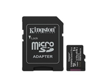 Kingston Paměťová karta microSD 1TB Canvas Select+ G3 150MB/s Adaptér