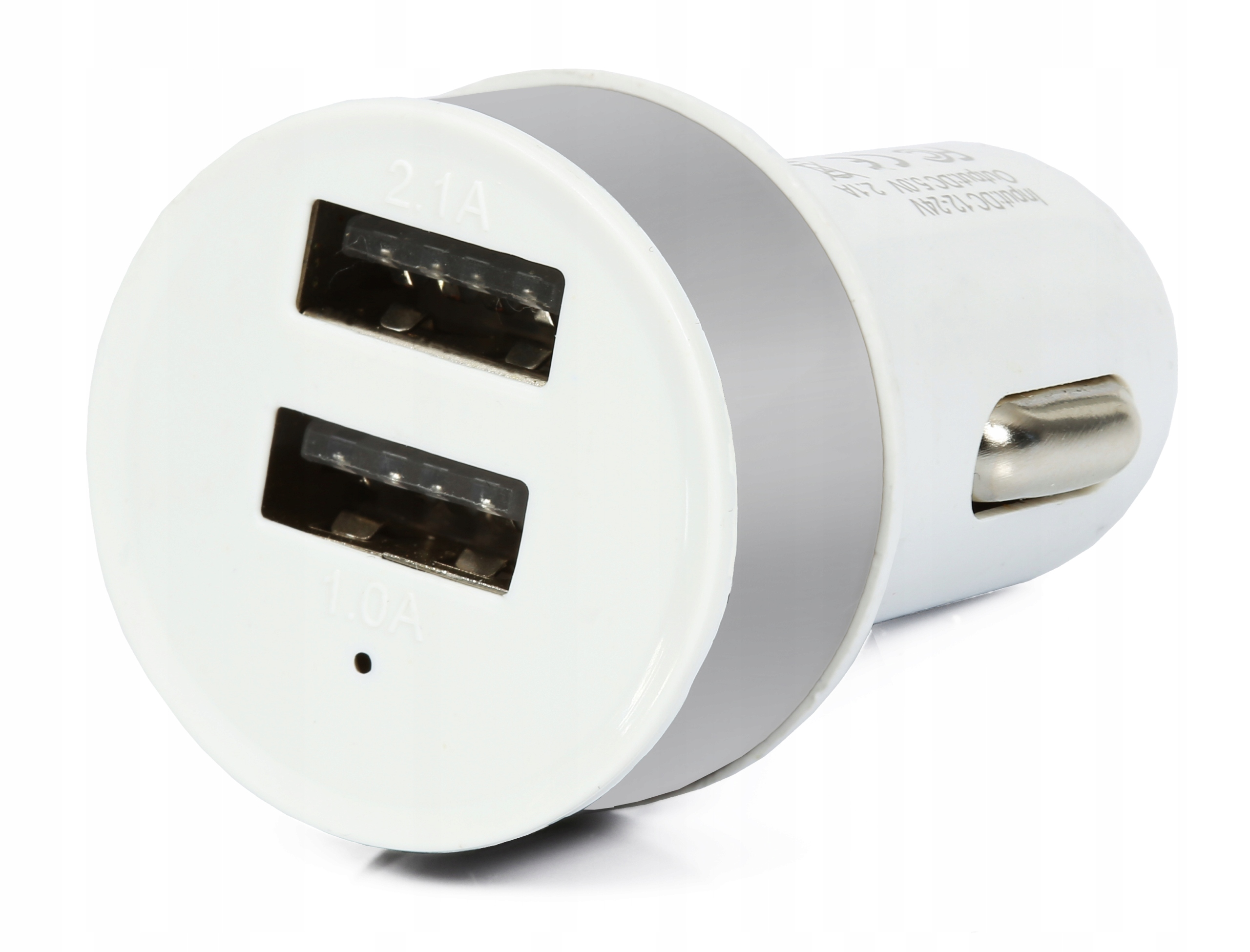 

Ładowarka Samochodowa 2 porty Usb 2.1A 5 Kolorów