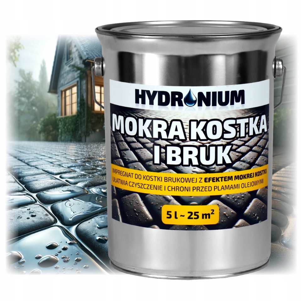 Hydronium Impregnat Do Kostki Brukowej Efekt Mokrej Kostki Hydrofobowy 5 L