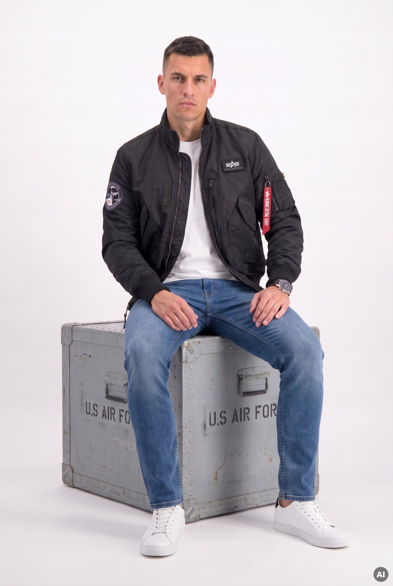 Bunda Alpha Industries Engine černá velikost L L
