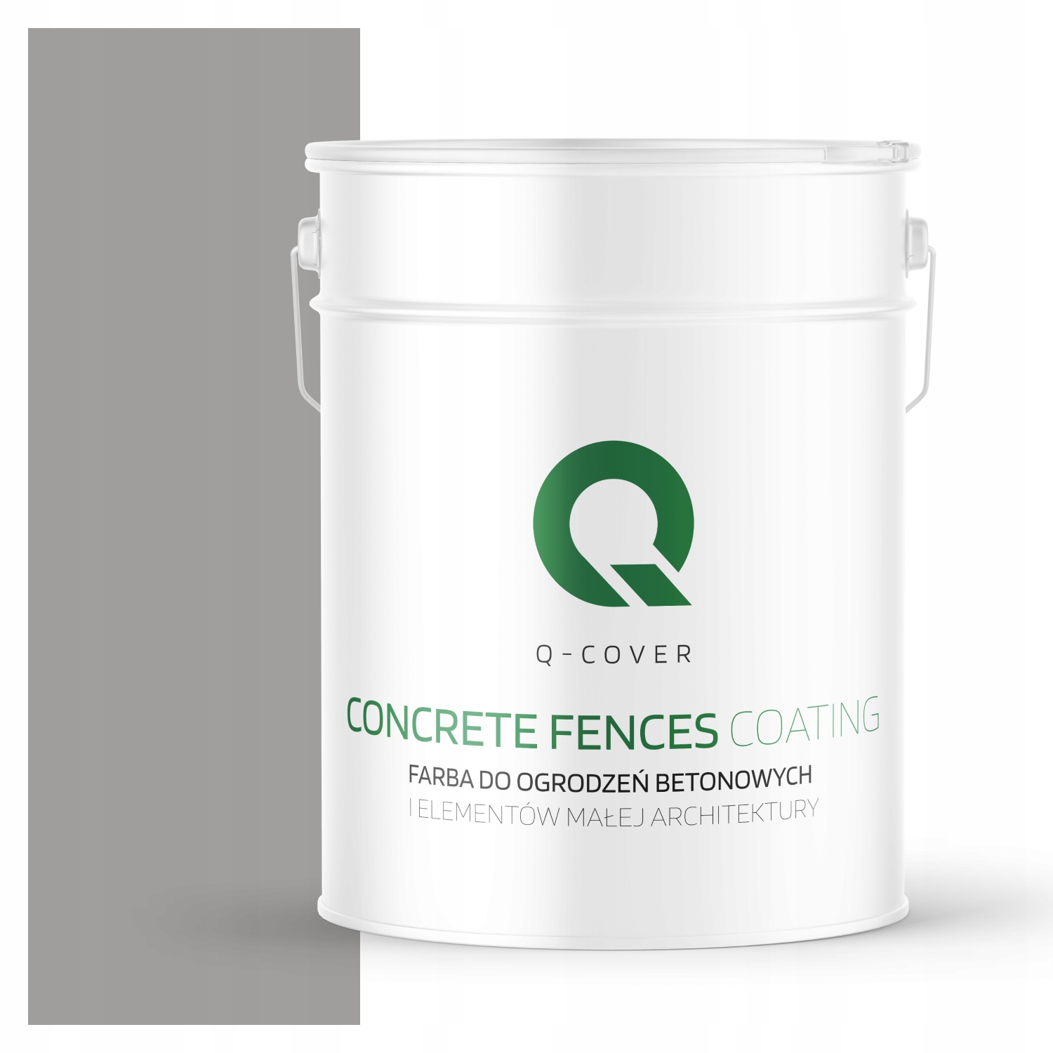 Farba Na Maľovanie Plotov Betónových Kvetináčov Farba Šedá Platinová F264 10L