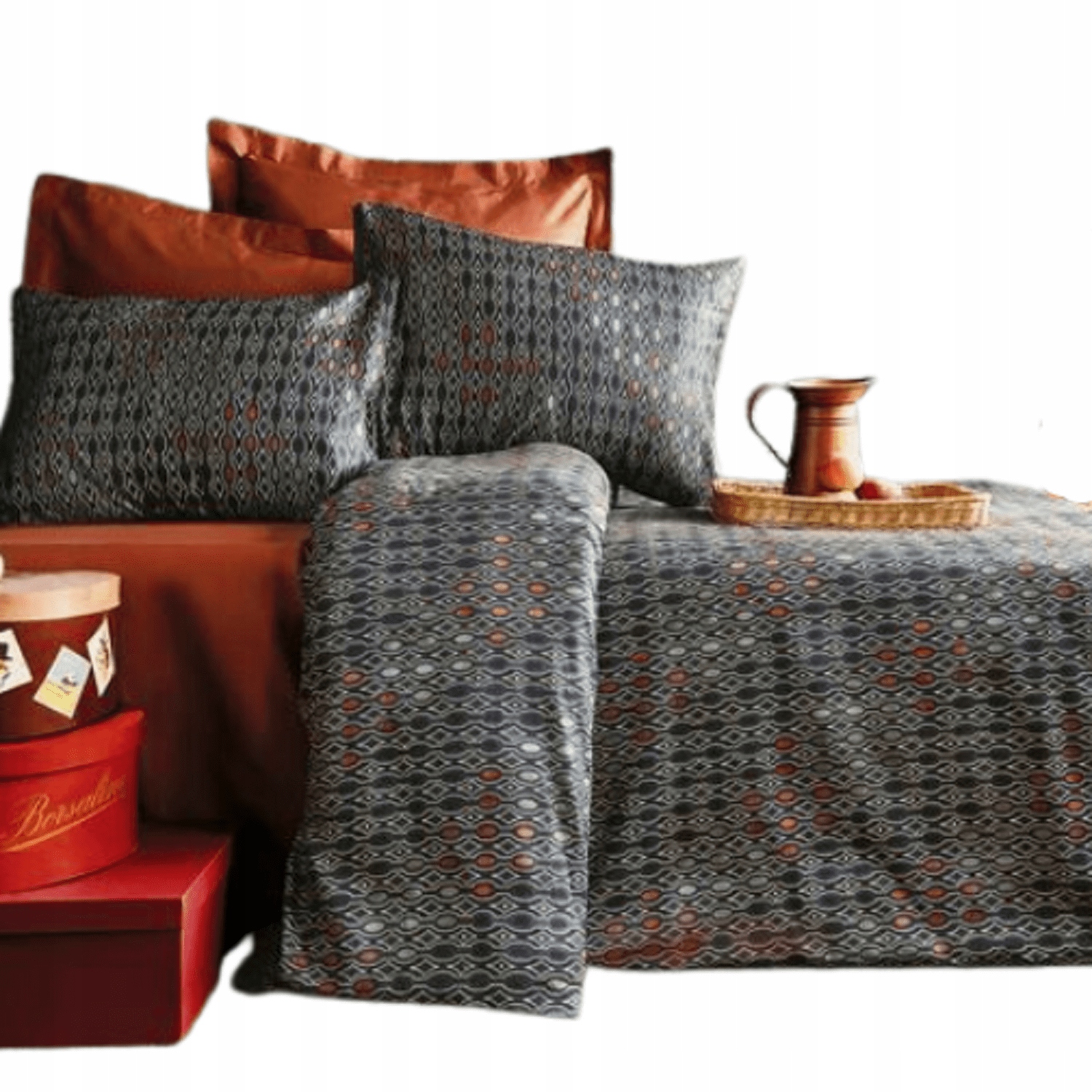 Saténové obliečky Majeur 200x220/4*50x70. Issimo Home