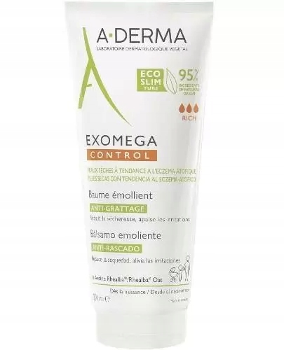 A-Derma Exomega Control balsam emolient przeciw drapaniu 200 ml