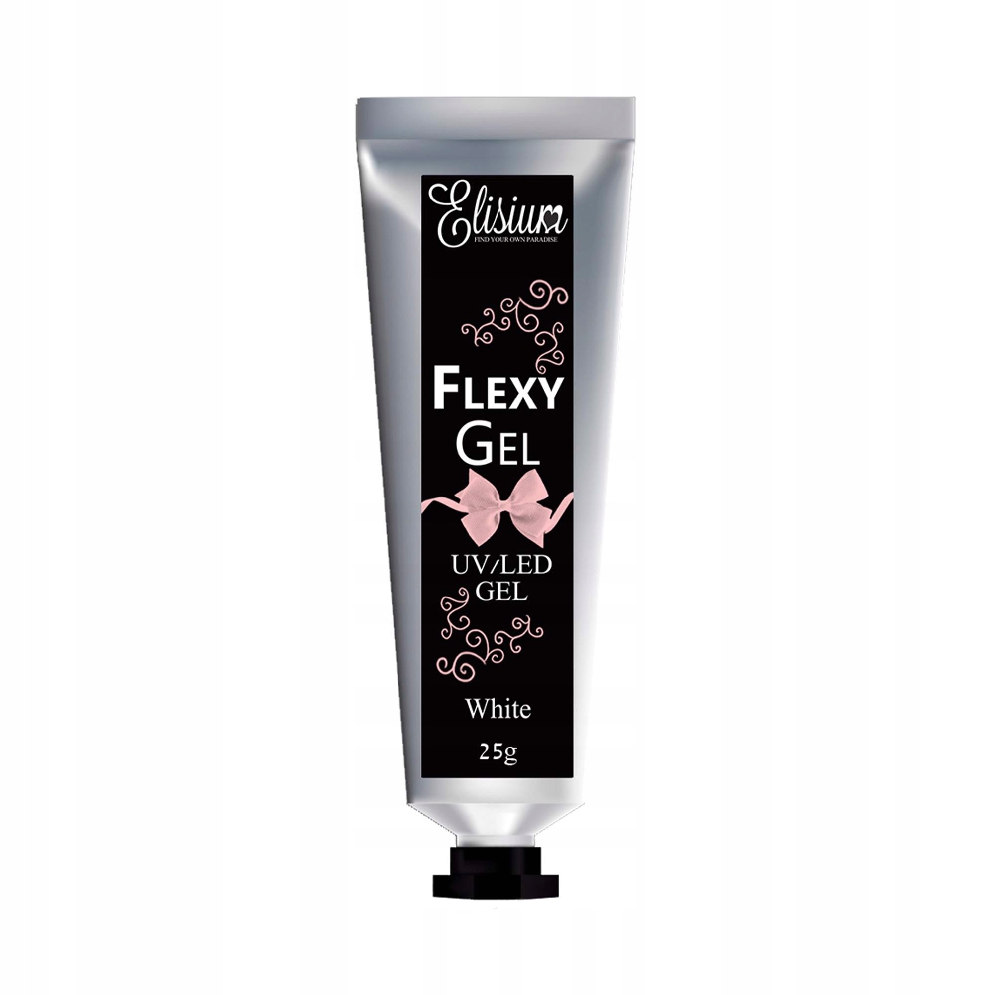 

Elisium Flexy gel Uv Led 25g white biały
