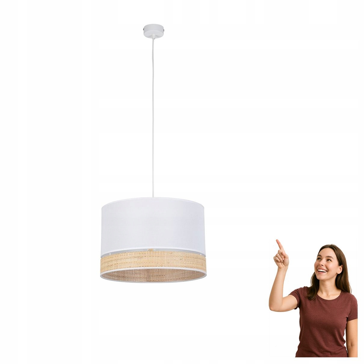 Závesná lampa Paglia New White 4768 Tk Lighting