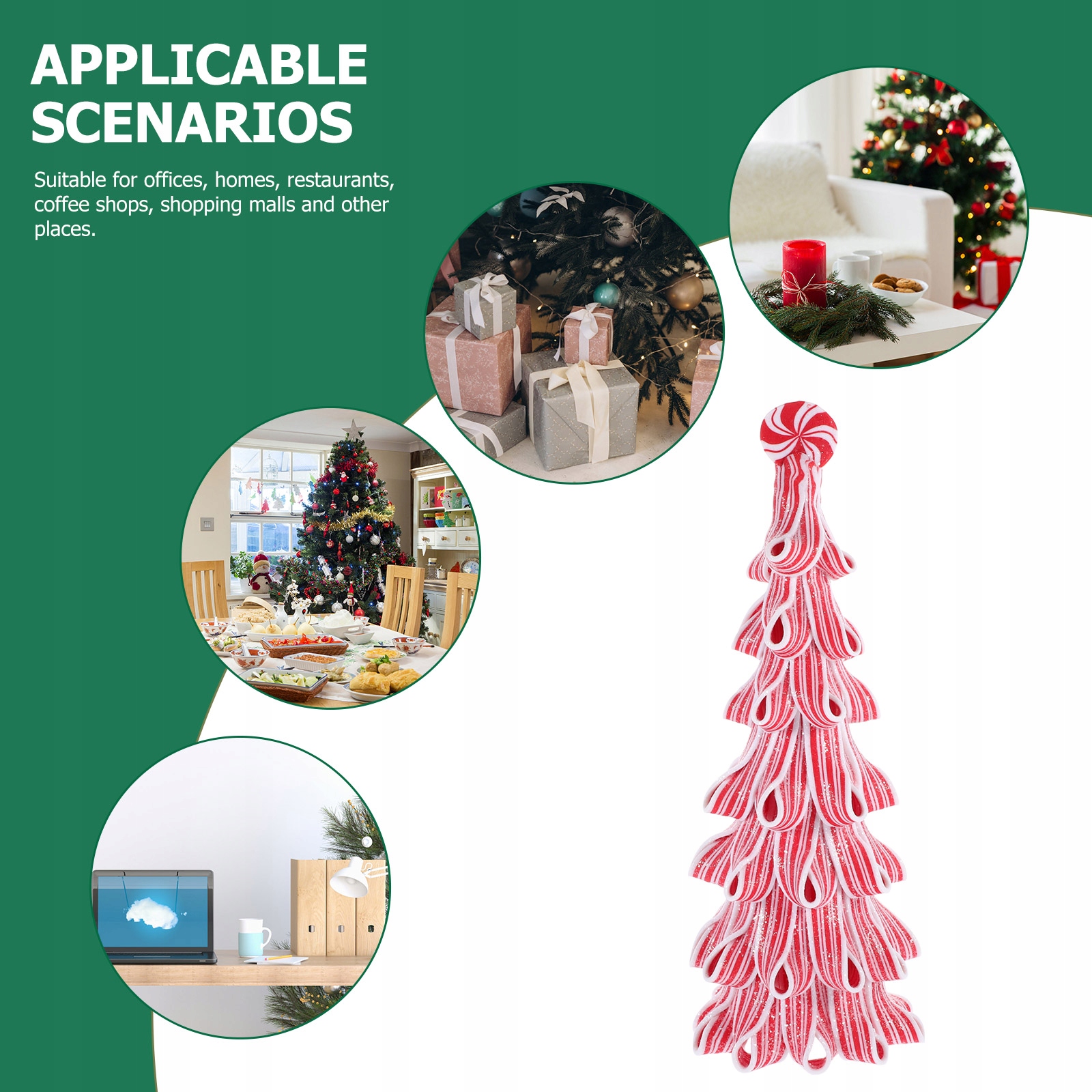 Ozdoby na środek stołu Mini choinka Marka bez marki