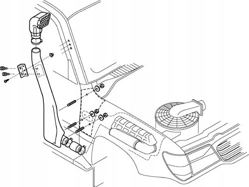Toyota Land Cruiser HDJ 100 Snorkel EAN (GTIN) 5905031100529