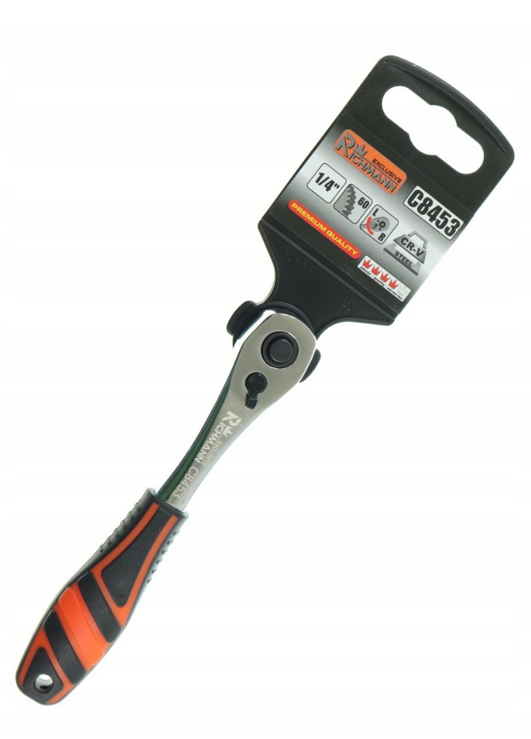 Grzechotka 1/4'' Precyzyjna 60 Zębów Richmann