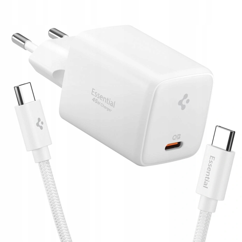 Ładowarka sieciowa Spigen EE451EU Essential Usb-c 45W biała