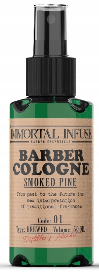 

Immortal Infuse Barber Cologne Smoked Pine 50ml