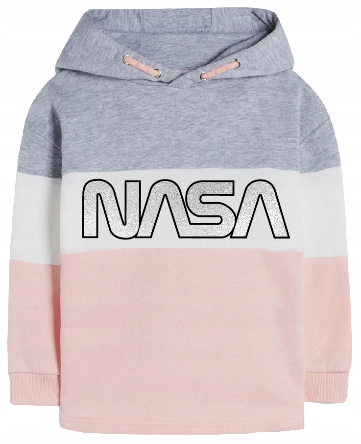 

Kultowa Bluza Nasa Z Kapturem 3-KOLOROWA 146/152