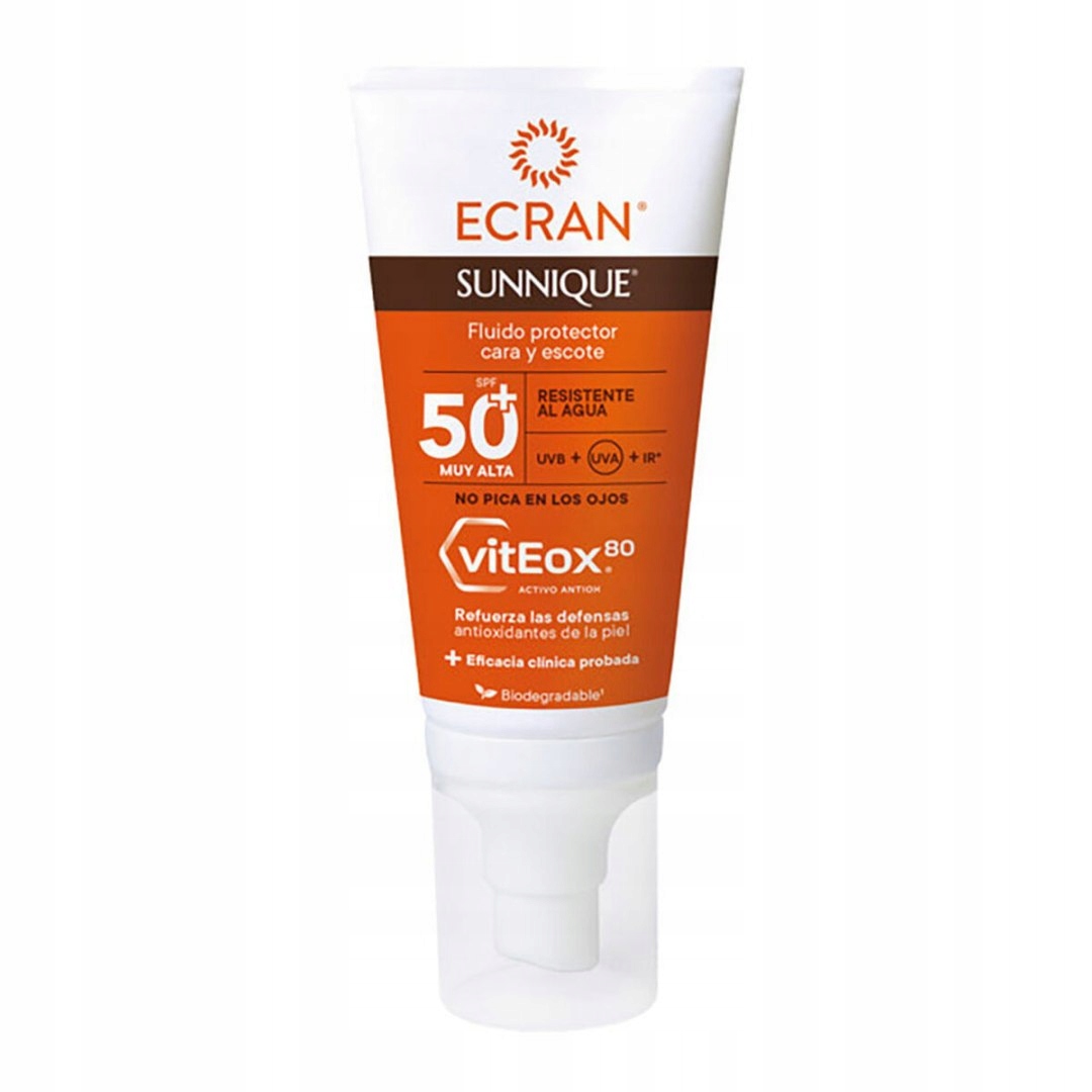Sluneční krém na obličej Ecran Hnědý Spf 50 50 ml