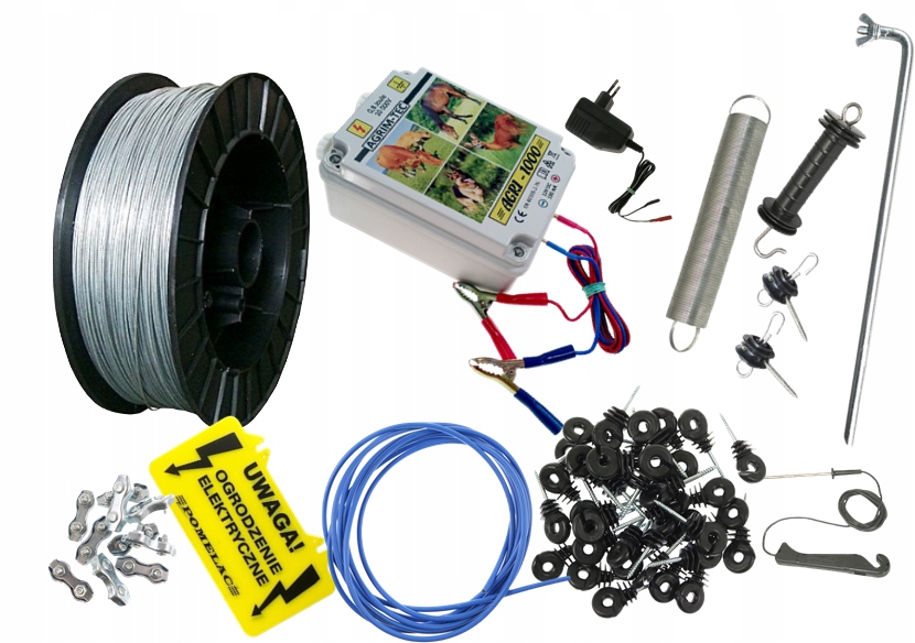 OGRODZENIE DLA ZWIERZĄT HODOWLANYCH PASTUCH ZESTAW