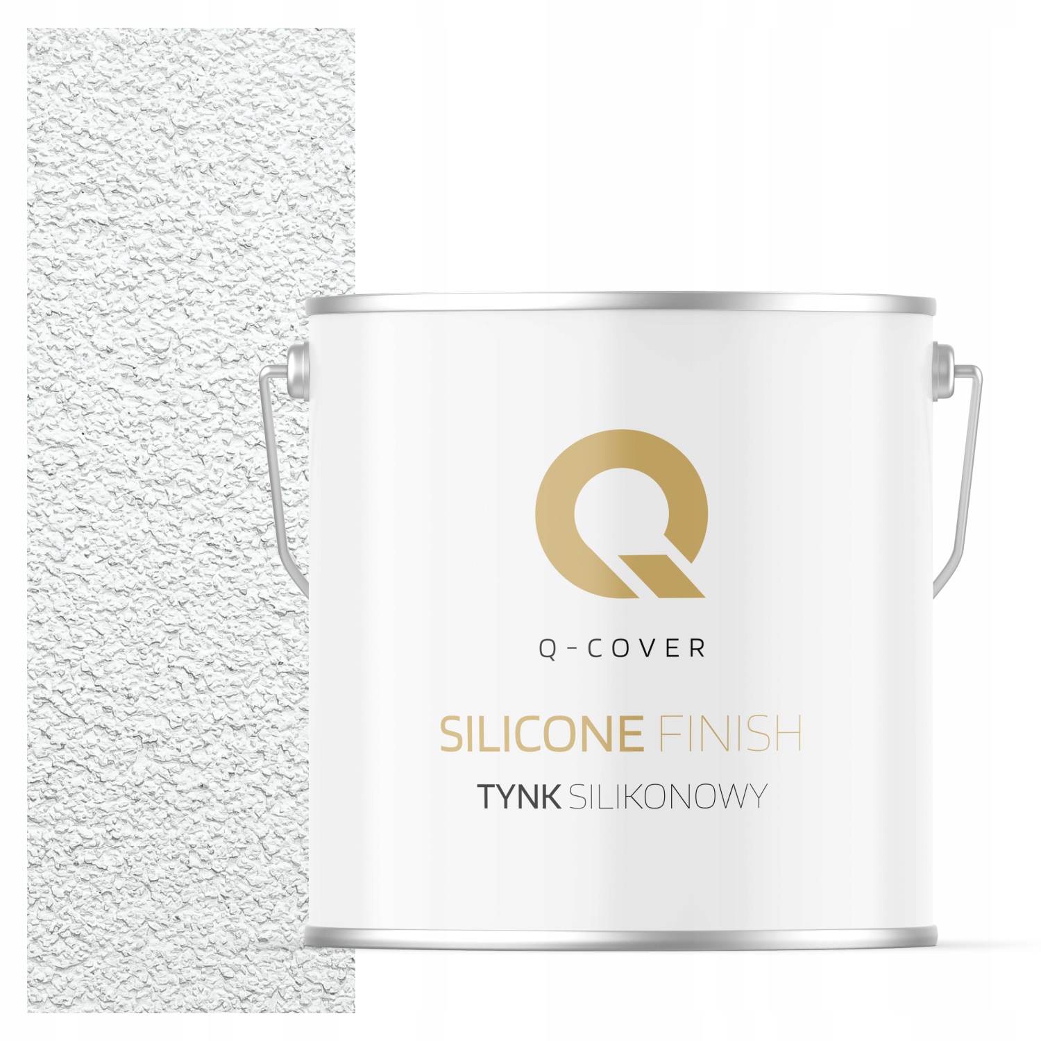 Silikonová Fasádní Omítka Bílá Studená F102 7KG Beránek Granulace 2.0mm