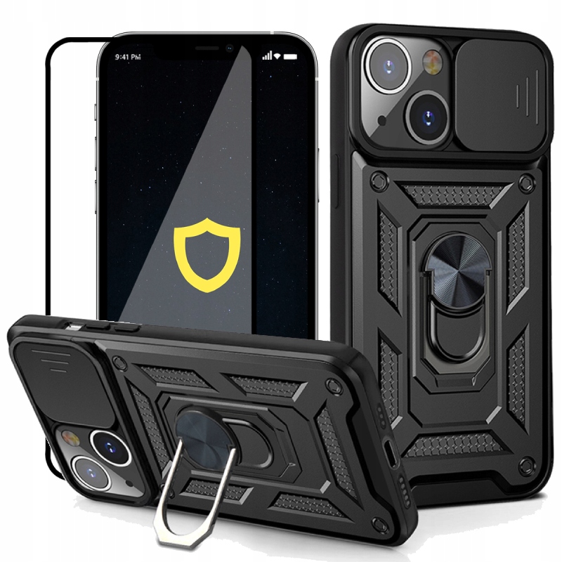 

Etui Pancerne Case Camring Do Iphone 13 Szkło