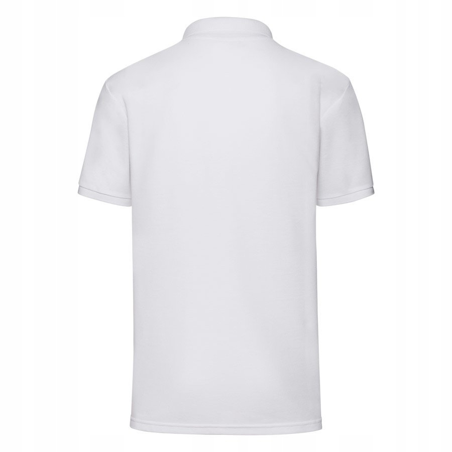 KOSZULKA Polo ORIGINAL Fruit of The Loom biała Kolor biały