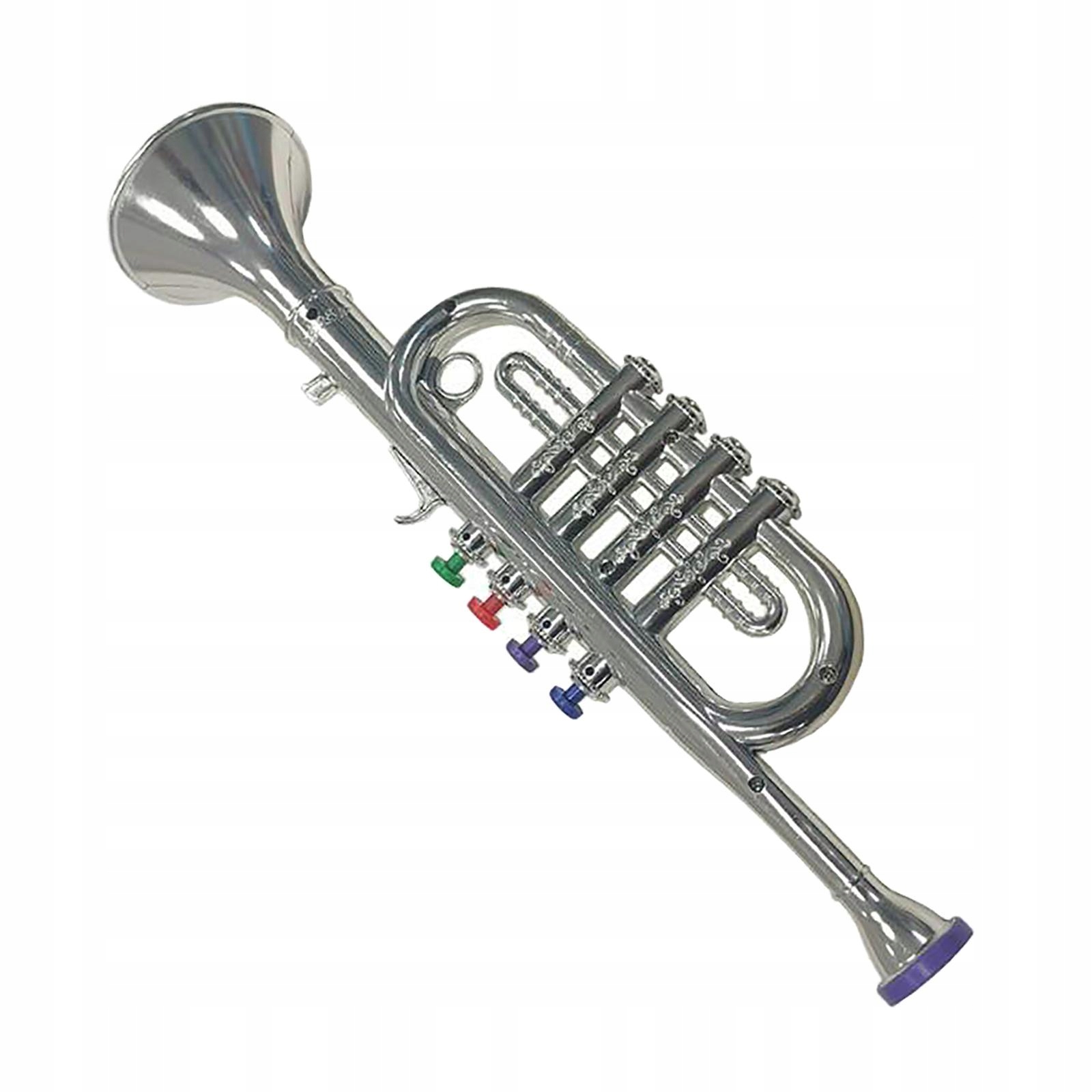 Zabawka Trąbka Zagraj w kolorowe klawisze Instrument Musical
