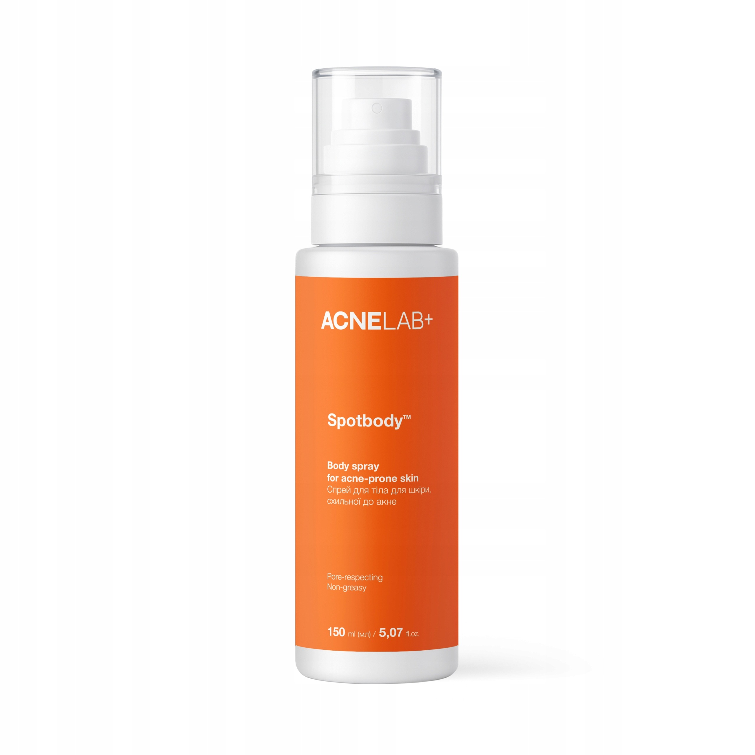 Tělový sprej Spotbody pro aknózní pleť Acnelab+ 150 ml