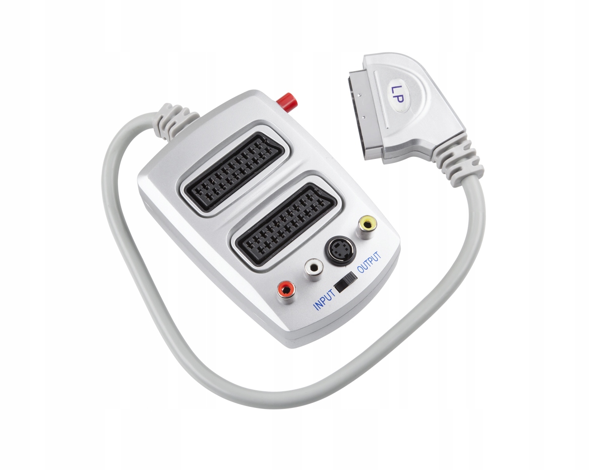 ZLA0427 Zlacze Wtyk EURO-2GN+SVHS+3RCA+przl