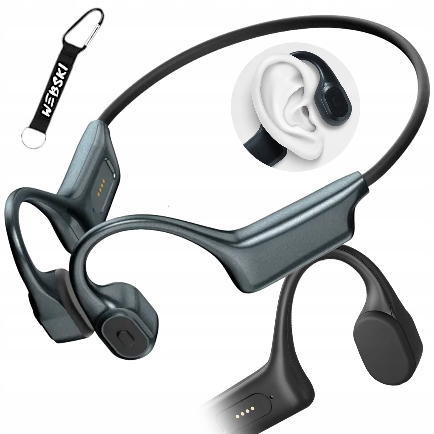 Sportovní sluchátka Bezdrátová Bluetooth Kostní na kolo Skútr 32GB Pro