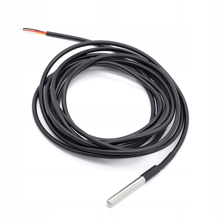 

Czujnik Temperatury DS18B20 5M Wodoodpor Termometr