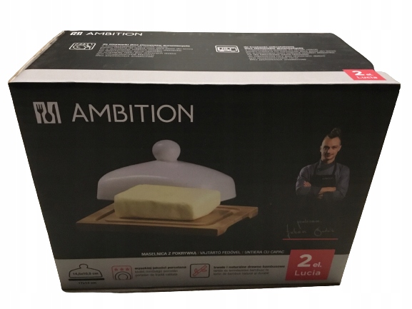 

Ambition maselniczka z pokrywką na bambusie