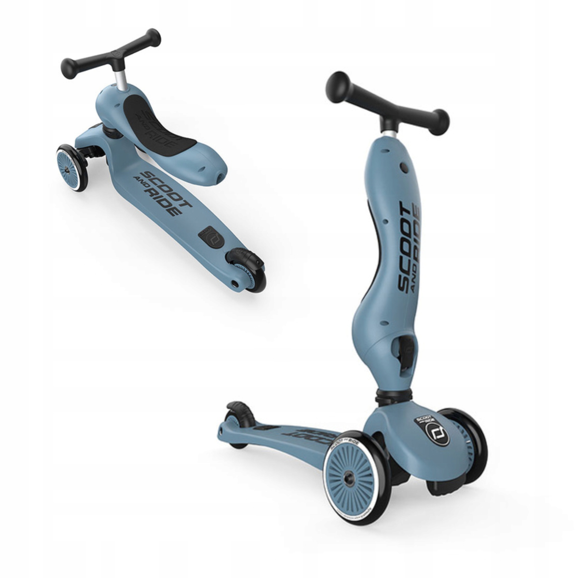 Scoot and Ride Highwaykick 1 Steel Jeździk Hulajnoga dla dzieci 2w1 1-5 lat