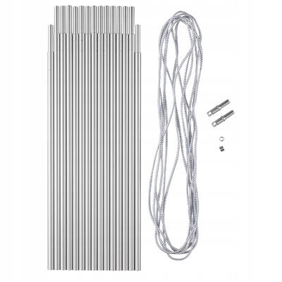 Stelaż aluminiowy 4,8 m Ø 8,5 MM 14 rurek 32,5 CM
