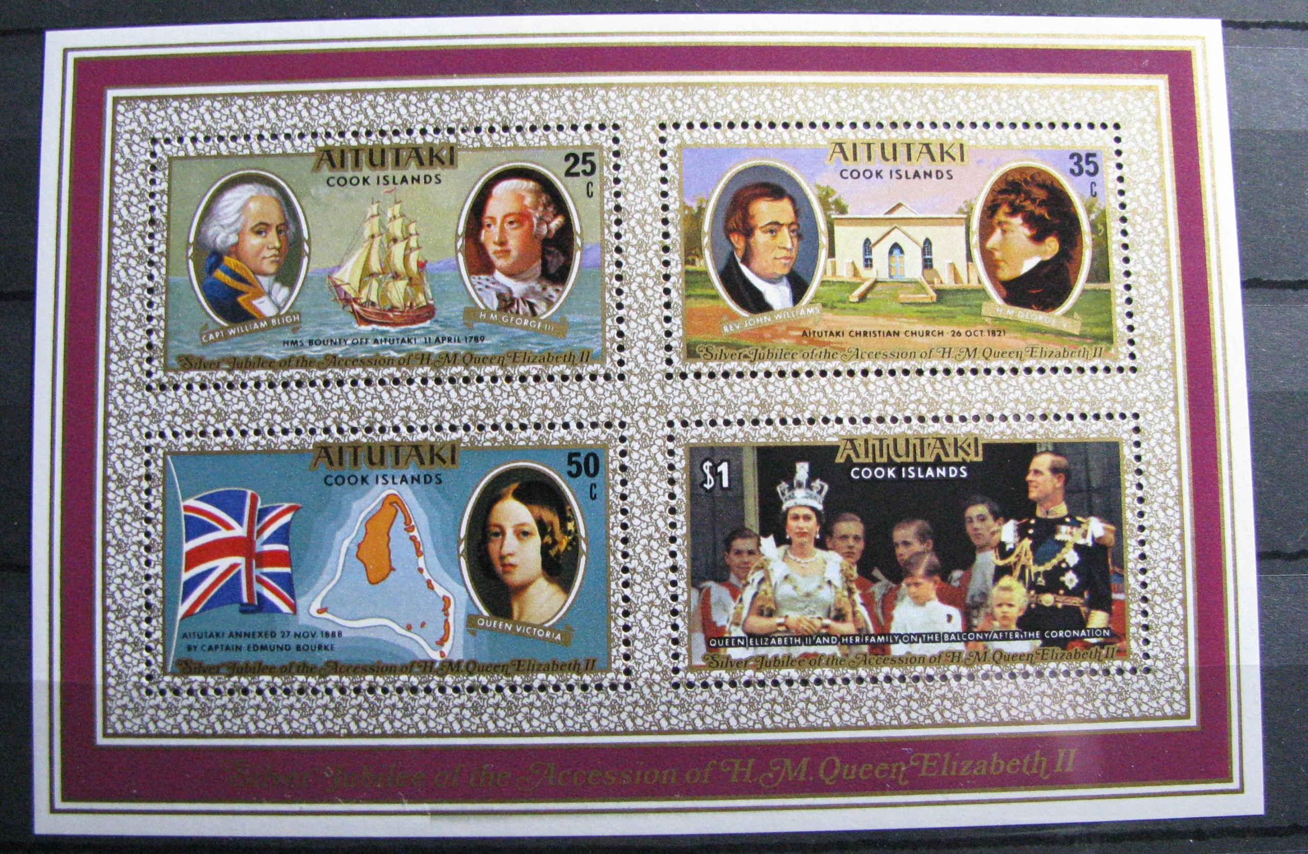 AITUTAKI - Mi blok 15 **