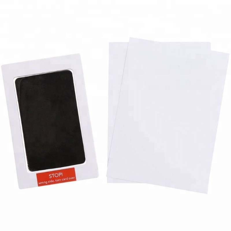 NIEBRUDZĄCY ODCISK RĄCZKI STÓPKI DZIECKA PREZENT NA BABYSHOWER NARODZINY Kolor biały